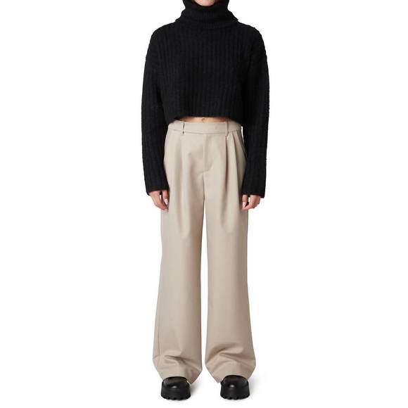 NEW NIA kara trouser in taupe - Picture 1 of 4